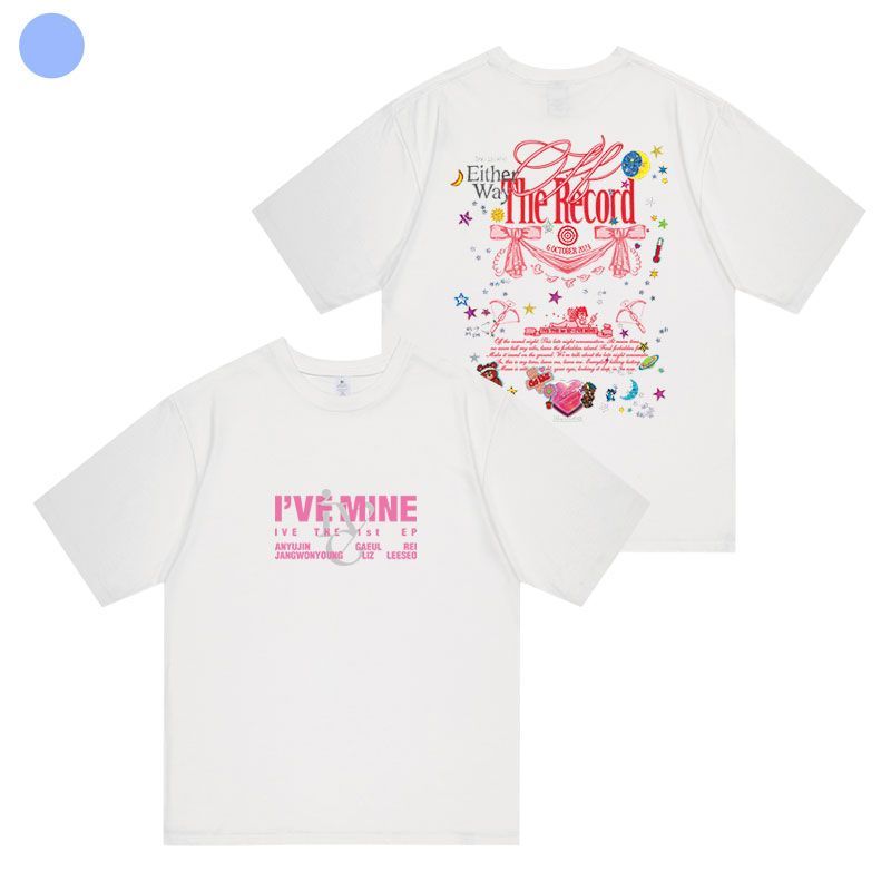 T-SHIRT IVE MERCH - I'VE MINE 100% COTON (différentes couleurs)