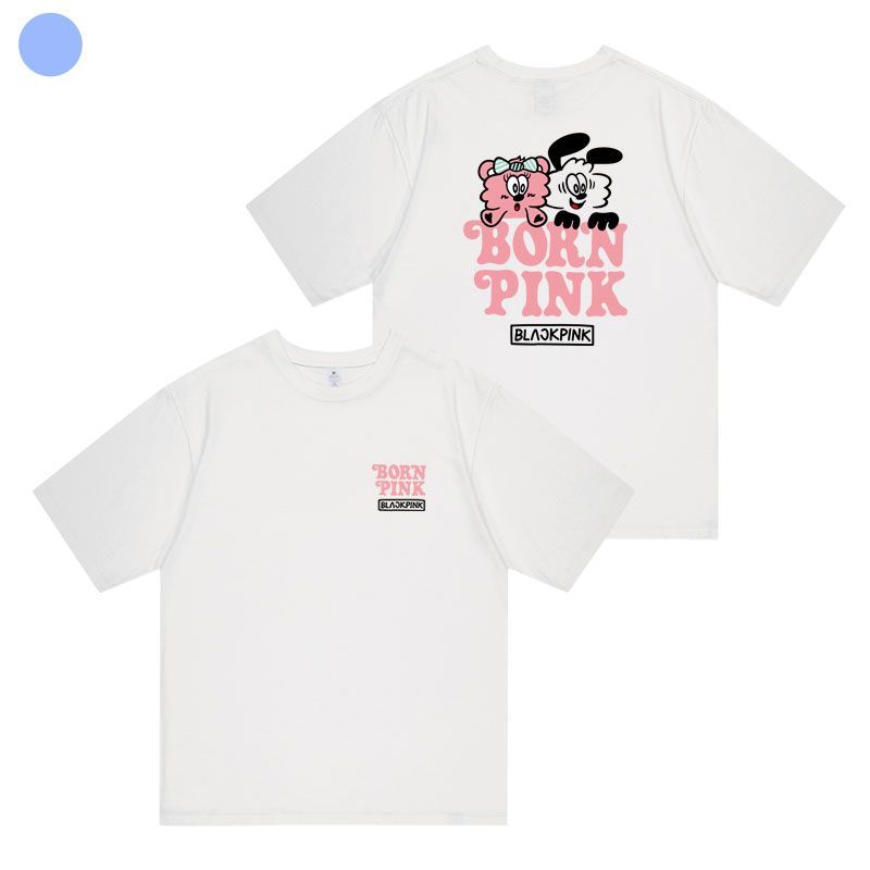 T-SHIRTS BLACKPINK BORN PINK 100% COTON