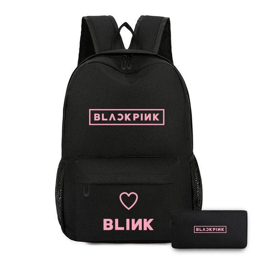 SACS À DOS BLACKPINK + ÉTUI