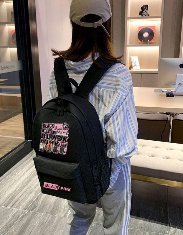 SACS À DOS BLACKPINK + ÉTUI