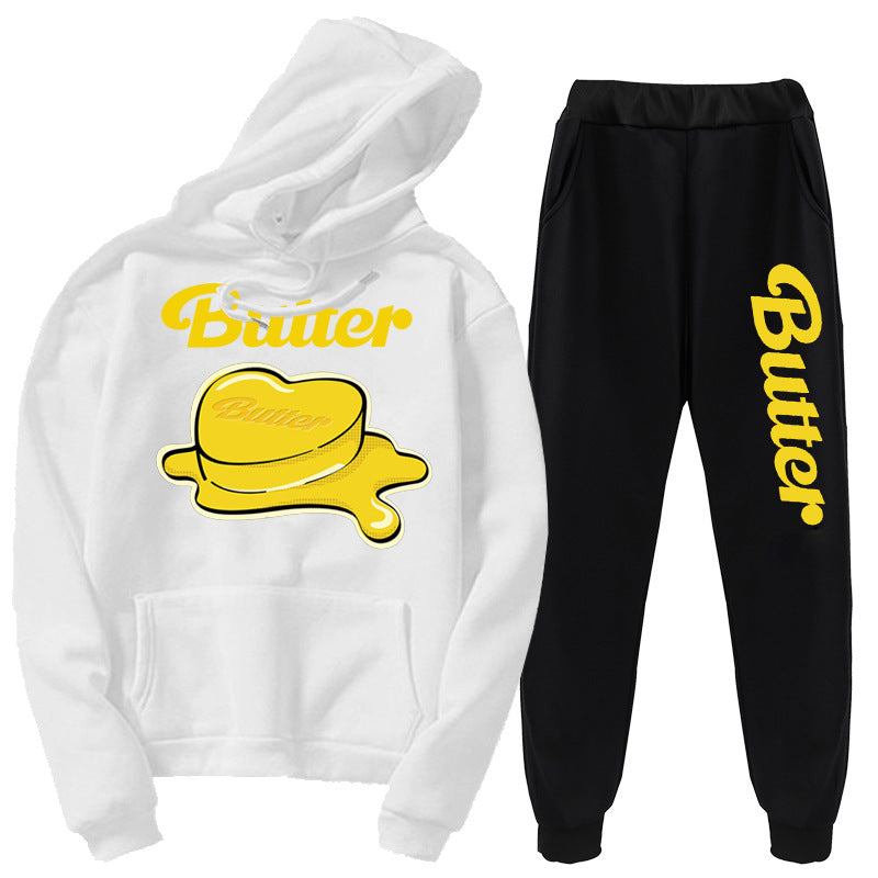 ENSEMBLE SWEAT À CAPUCHE ET PANTALON BTS BUTTER