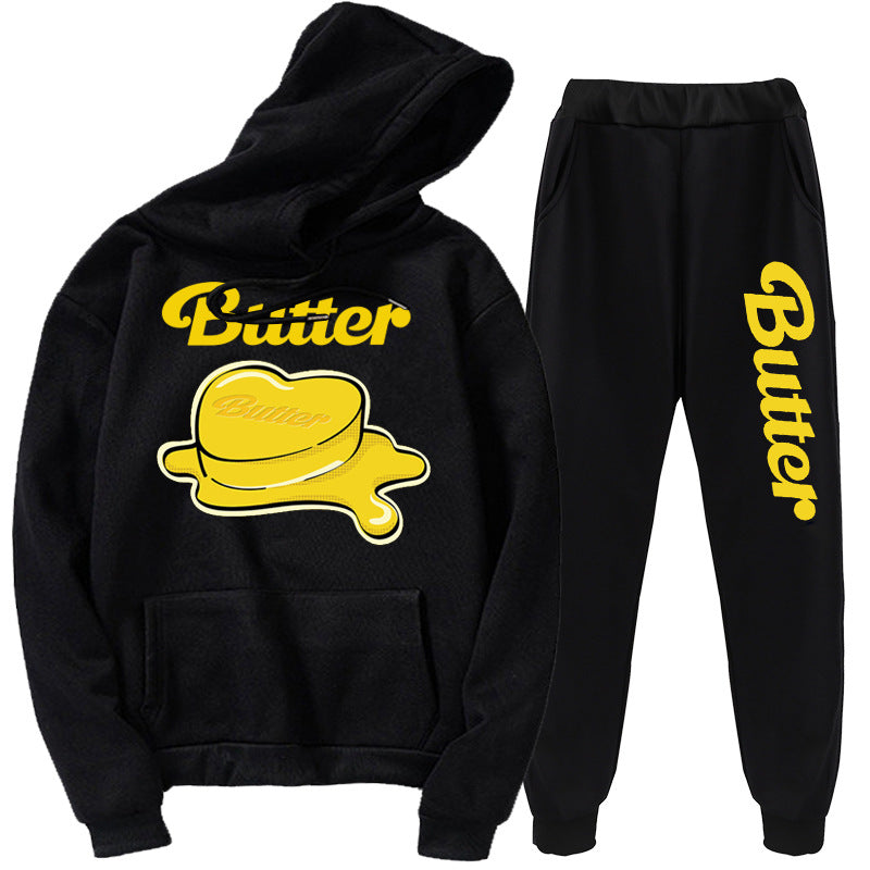 ENSEMBLE SWEAT À CAPUCHE ET PANTALON BTS BUTTER