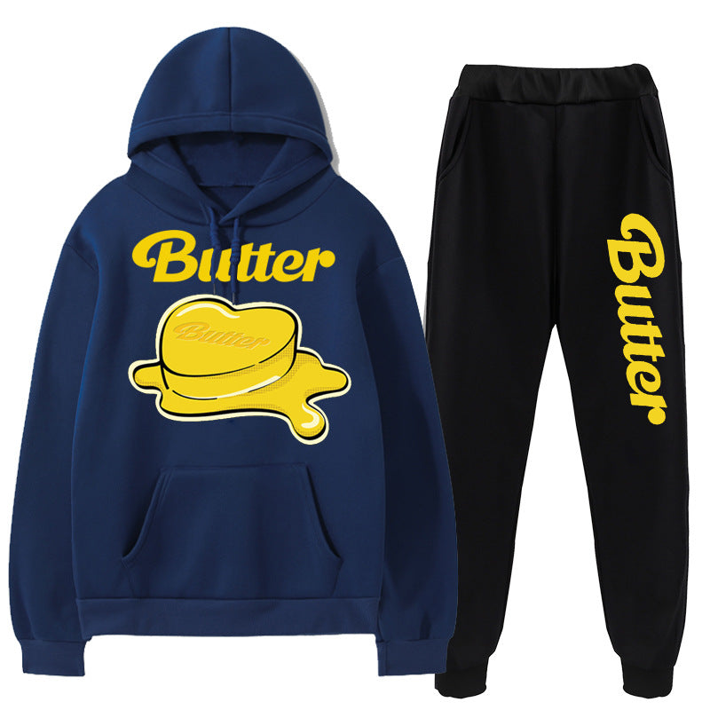 ENSEMBLE SWEAT À CAPUCHE ET PANTALON BTS BUTTER