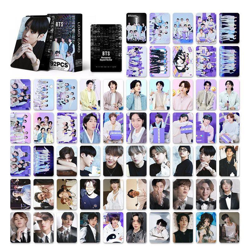 PHOTOCARTES BTS FÊTE 2023 92 PIÈCES (60 PHOTOCARTES + 32 AUTOCOLLANTS)