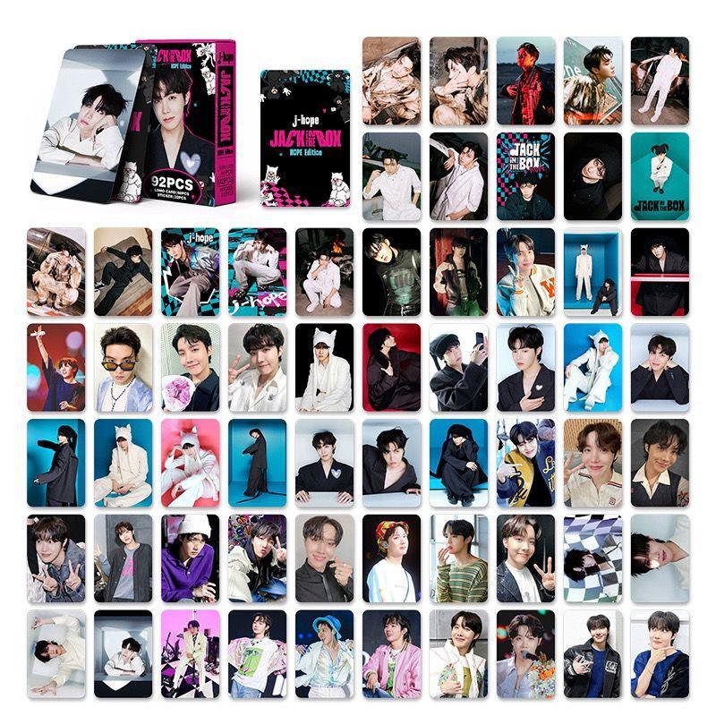 PHOTOCARTES J-HOPE JACK IN THE BOX 92 PCS (60 PHOTOCARTES + 32 AUTOCOLLANTS)