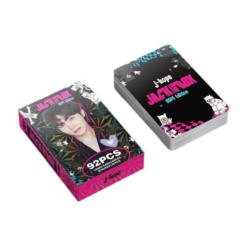PHOTOCARTES J-HOPE JACK IN THE BOX 92 PCS (60 PHOTOCARTES + 32 AUTOCOLLANTS)