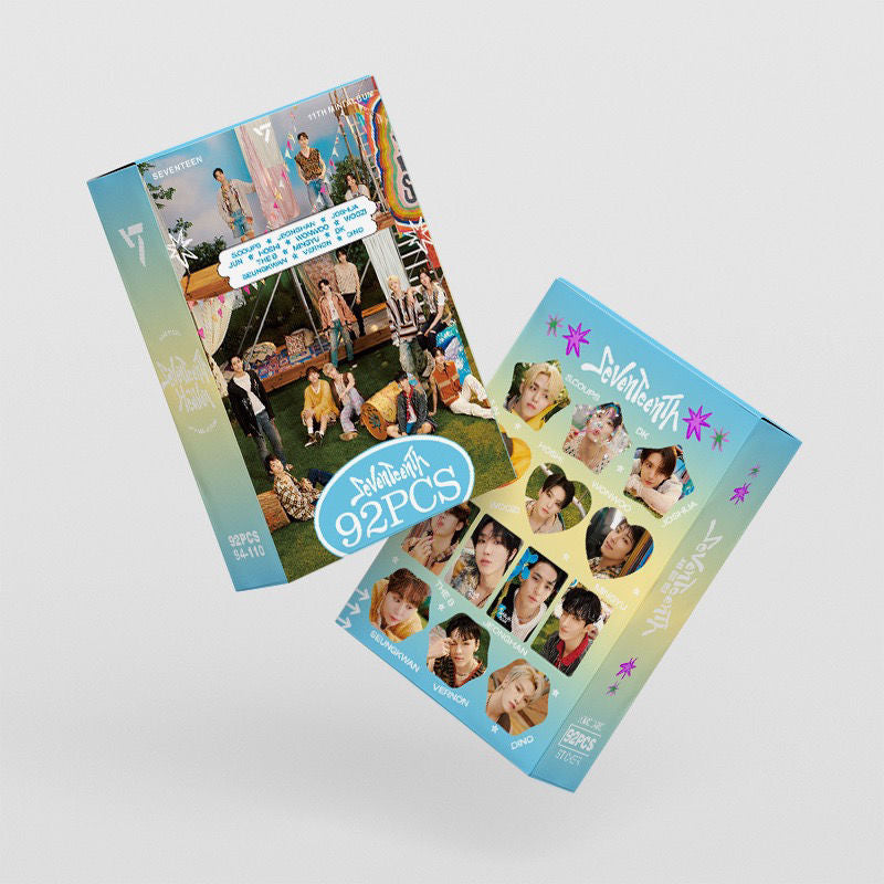 KITS SEVENTEEN SeventeenTh 92 PIÈCES (60 PHOTOCARTES + 32 ADHÉSIFS)