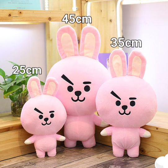 PELUCHE BT21 TOUS LES PERSONNAGES (25, 35 et 45cm)
