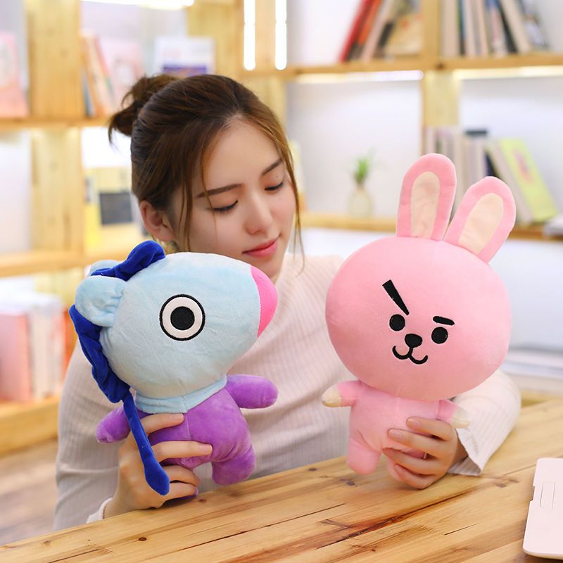 PELUCHE BT21 TOUS LES PERSONNAGES (25, 35 et 45cm)