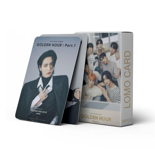 CARTES PHOTO ATEEZ GOLDEN HOUR Partie 1 55 pièces