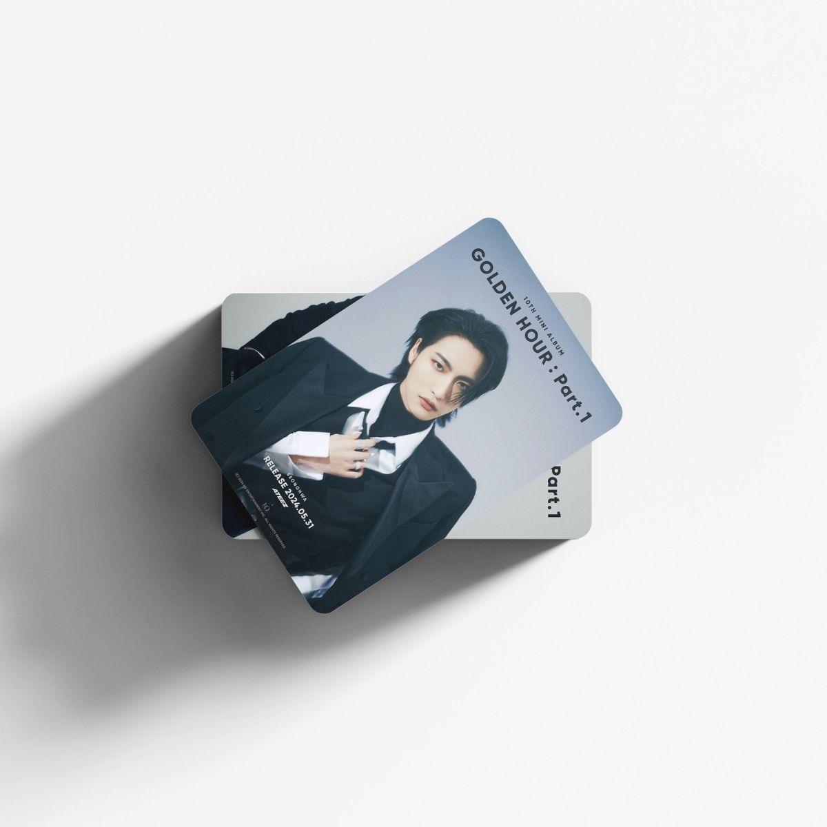 CARTES PHOTO ATEEZ GOLDEN HOUR Partie 1 55 pièces