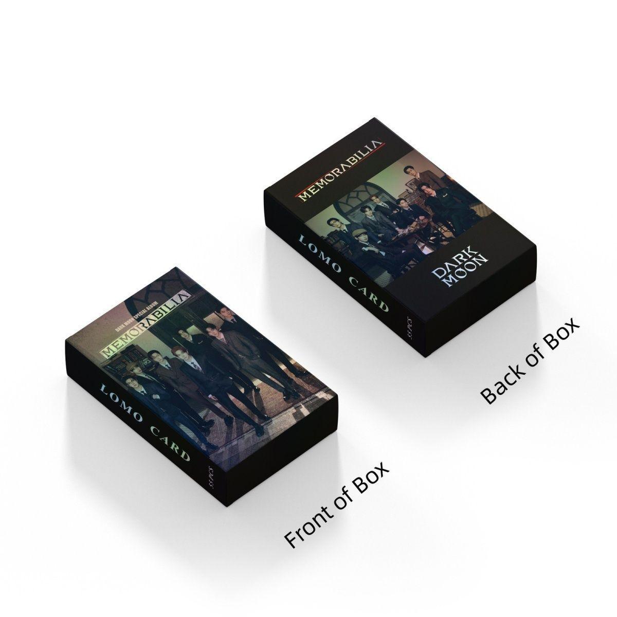 CARTES PHOTO ENHYPEN MEMORABILIA DARK MOON 55 PCS