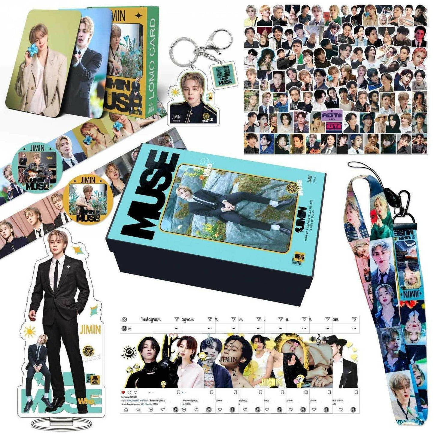 JIMIN MUSE 163 PCS (COFFRET CADEAU AVEC/DIVERS ARTICLES !✨)