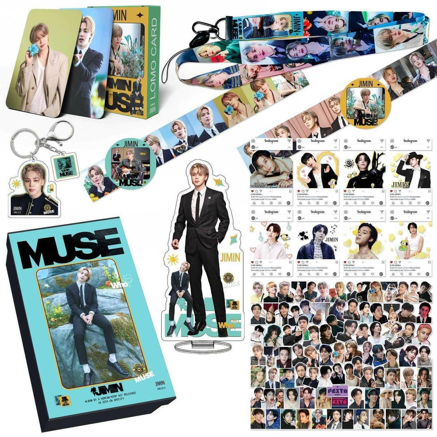 JIMIN MUSE 163 PCS (COFFRET CADEAU AVEC/DIVERS ARTICLES !✨)
