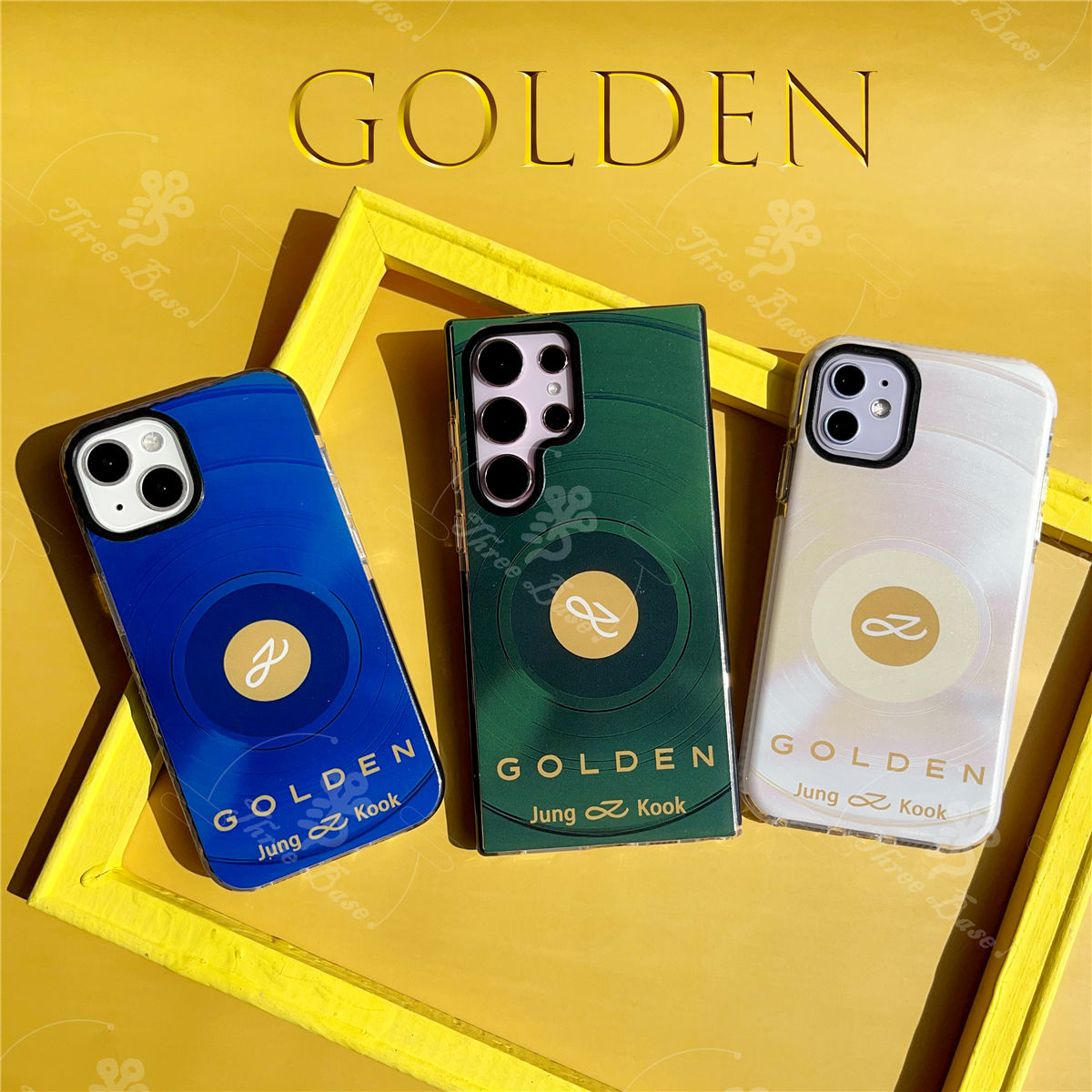 COQUES DE TÉLÉPHONE PORTABLES DORÉS JUNGKOOK - IPHONE DIFFÉRENTS MODÈLES !