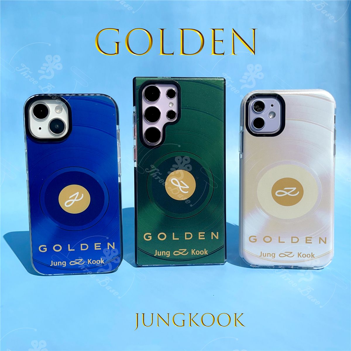 COQUES DE TÉLÉPHONE PORTABLES DORÉS JUNGKOOK - IPHONE DIFFÉRENTS MODÈLES !