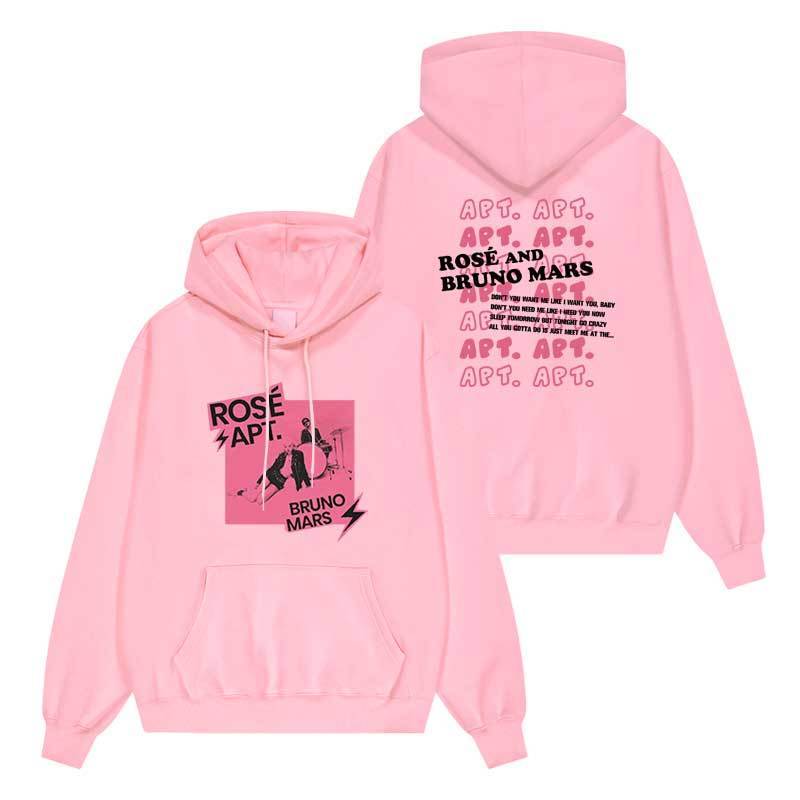 Sweat à capuche APT Rosé (Blackpink) et Bruno Mars