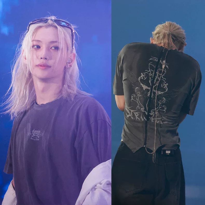 T-SHIRT STRAY KIDS DOMINATE TOUR 100 % COTON