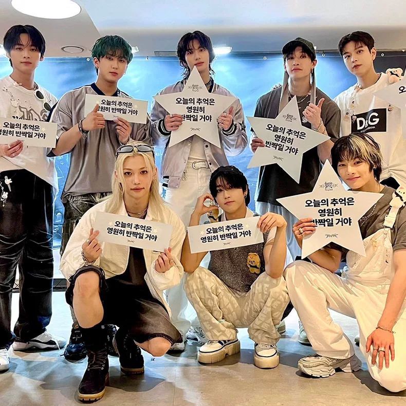 T-SHIRT STRAY KIDS DOMINATE TOUR 100 % COTON