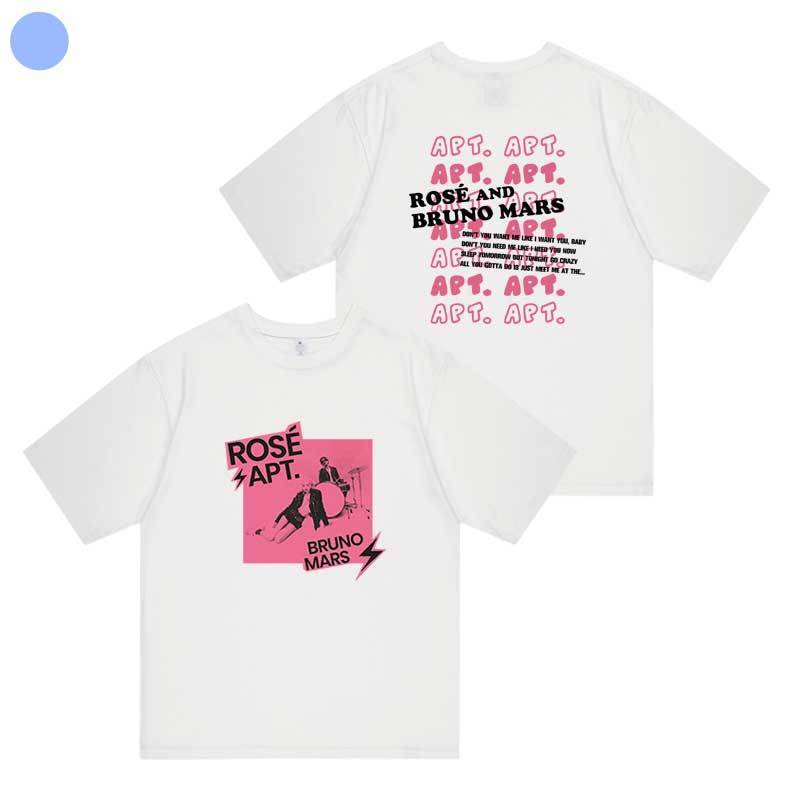 T-SHIRT APT ROSÉ (BLACKPINK) ET BRUNO MARS 100% COTON