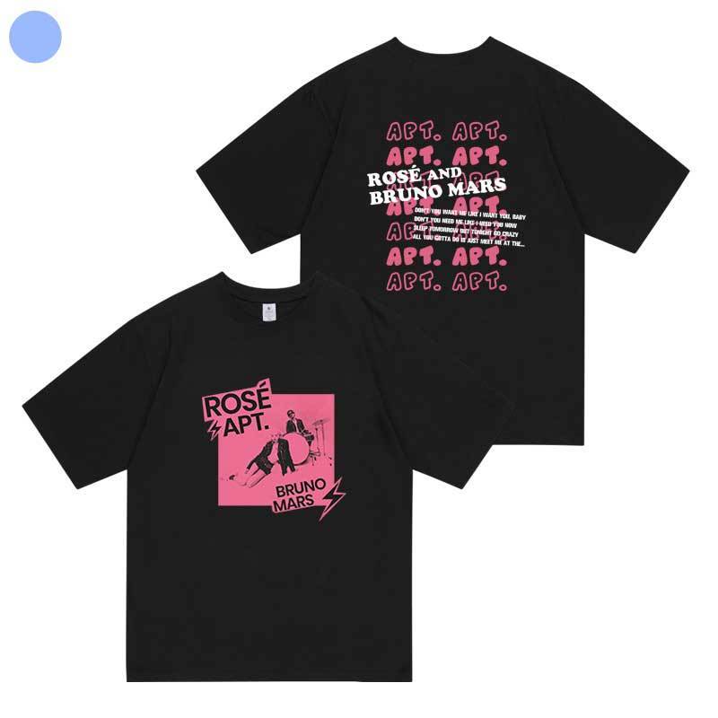T-SHIRT APT ROSÉ (BLACKPINK) ET BRUNO MARS 100% COTON