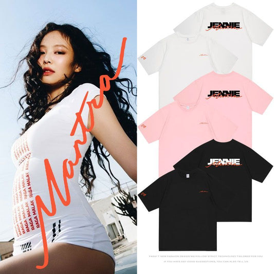 T-SHIRT MANTRA JENNIE (BLACKPINK) 100% COTON