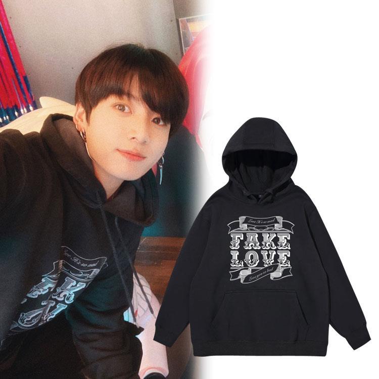Sweat à capuche BTS JUNGKOOK FAKE LOVE