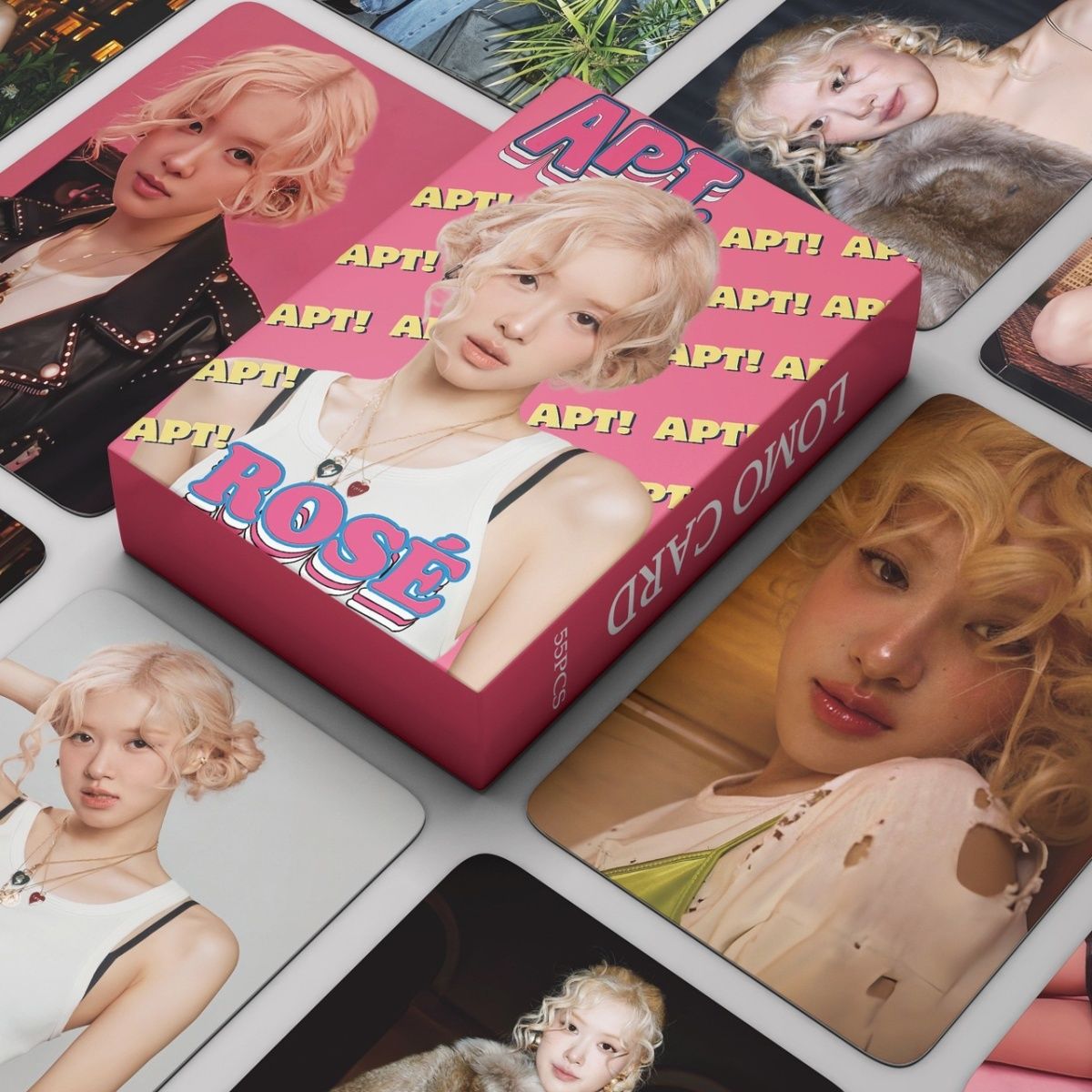 CARTES PHOTO APT ROSÉ 55 PIÈCES
