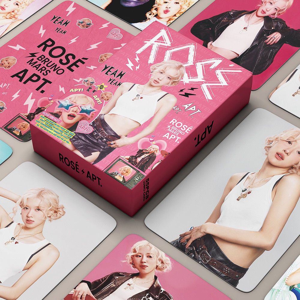 CARTES PHOTO APT ROSÉ 55 PIÈCES