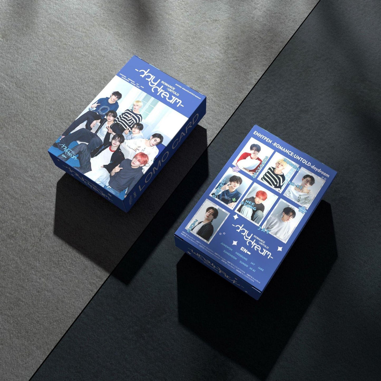 CARTES PHOTO ENHYPEN ROMANCE : UNTOLD DAYDREAM 55 PCS