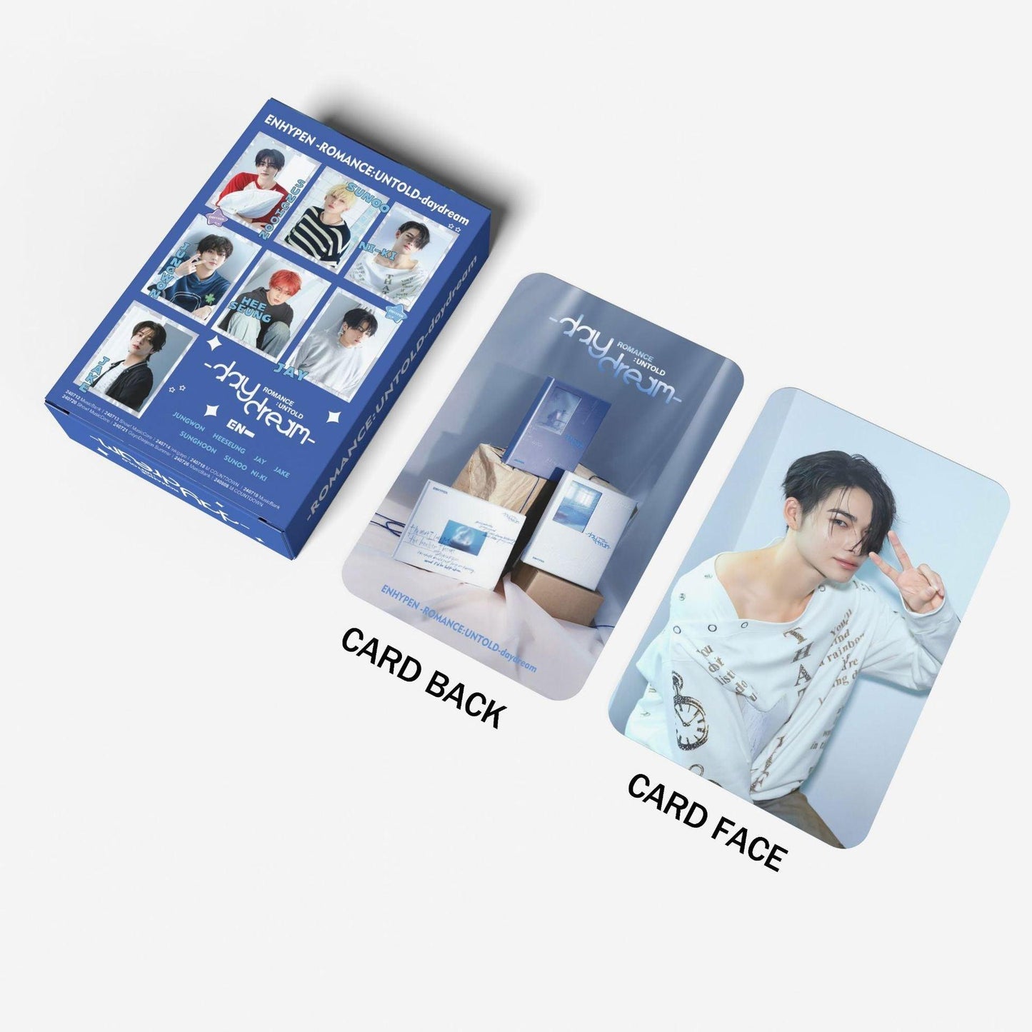 CARTES PHOTO ENHYPEN ROMANCE : UNTOLD DAYDREAM 55 PCS