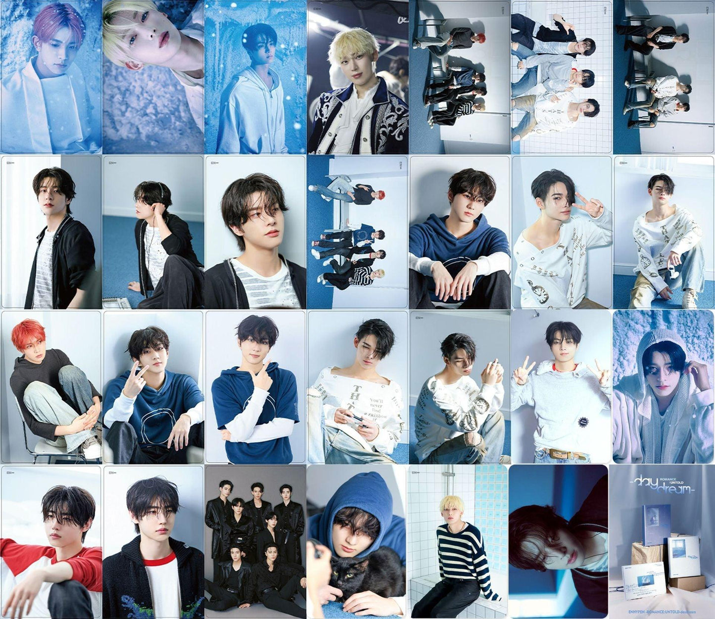 CARTES PHOTO ENHYPEN ROMANCE : UNTOLD DAYDREAM 55 PCS