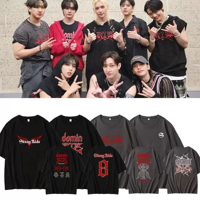 T-SHIRTS STRAY KIDS 100 % COTON
