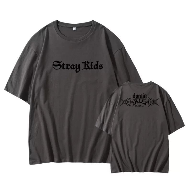 T-SHIRTS STRAY KIDS DOMINATE TOUR 100% COTON