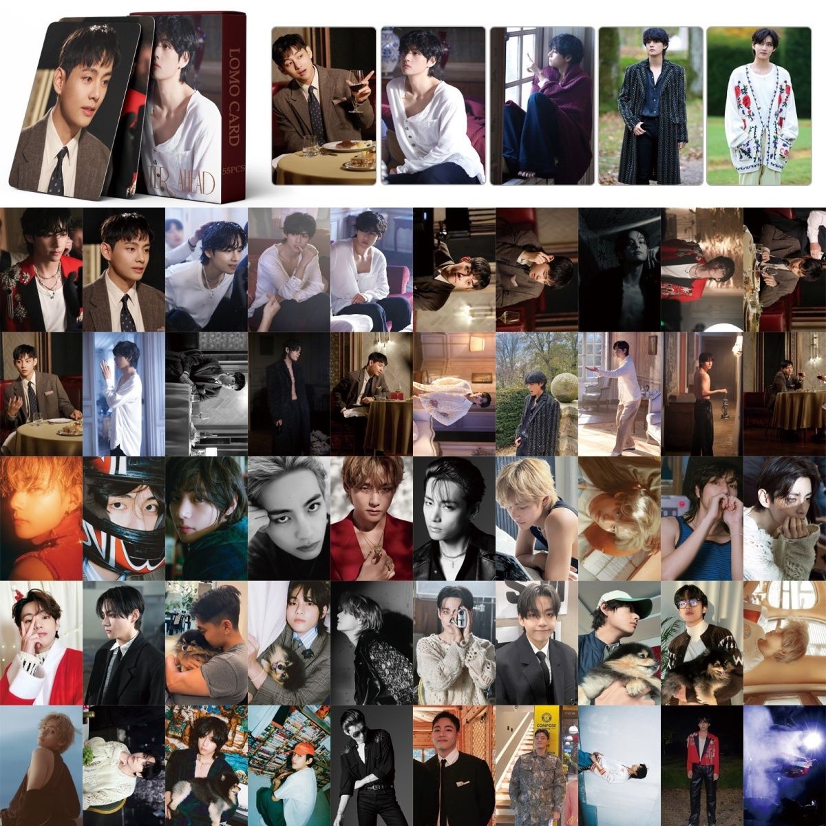 PHOTOCARTES V WINTER AHEAD 55 PIÈCES