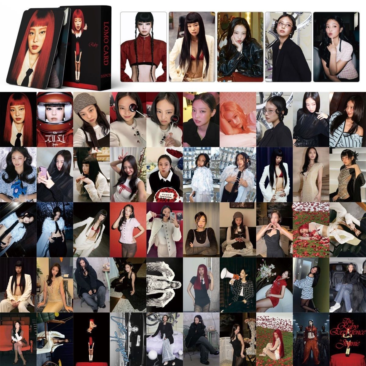 CARTES PHOTO JENNIE RUBY 55 PIÈCES