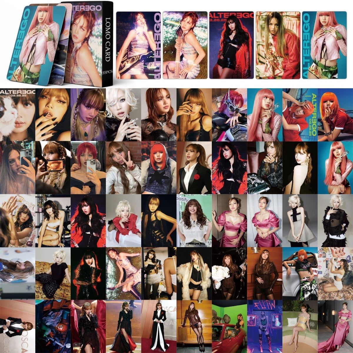 CARTES PHOTO LISA ALTER EGO 55 PÇS