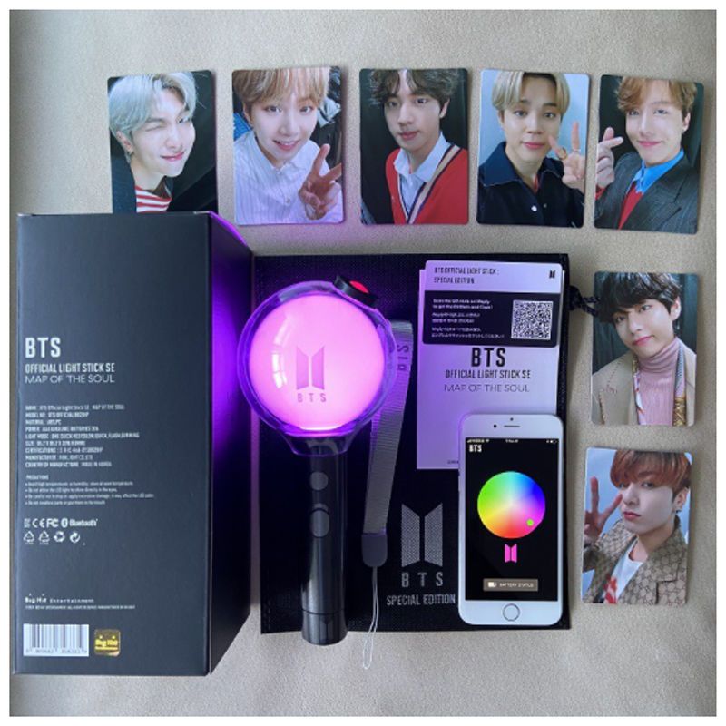 BTS ARMYBOMB - LIGHTSTICK AVEC PHOTOCARTES VERSION 3 ET VERSION 4