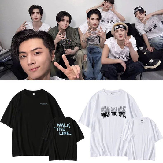 T-SHIRT ENHYPEN 2025 WALK THE LINE 100% COTON