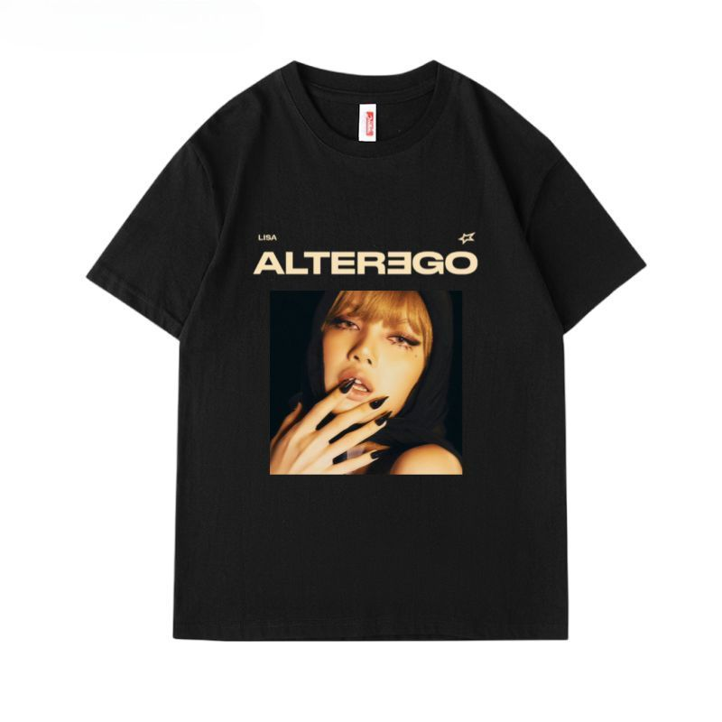 T-SHIRTS BLACKPINK LISA ALTER EGO 100% COTON