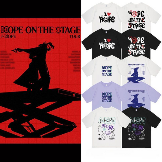 T-SHIRTS JHOPE ON THE STAGE TOUR 100% COTON