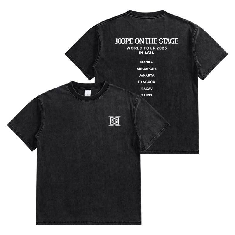 T-SHIRTS JHOPE HOPE ON THE STAGE TOUR 100% COTON (différents modèles)