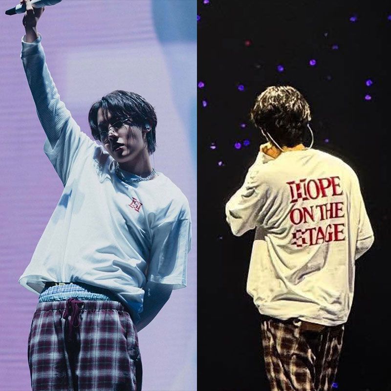 T-SHIRTS JHOPE HOPE ON THE STAGE TOUR 100% COTON (différents modèles)