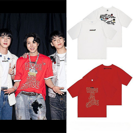 T-SHIRTS JHOPE ON THE STAGE TOUR - FINAL 100% COTON