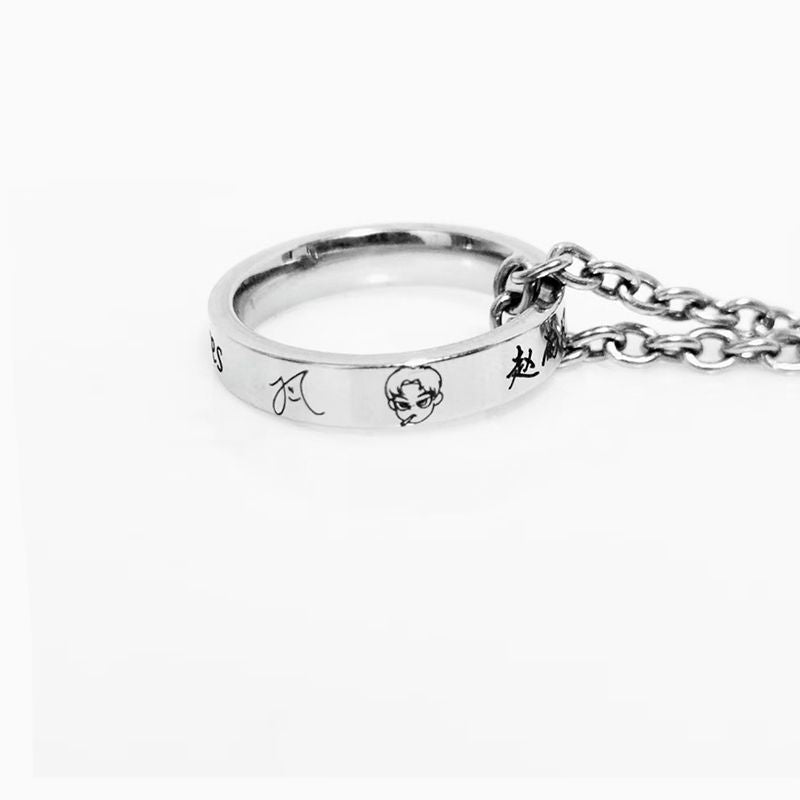 COLLIER CORTIS (CHAÎNE + BAGUE) tous les membres et OT5