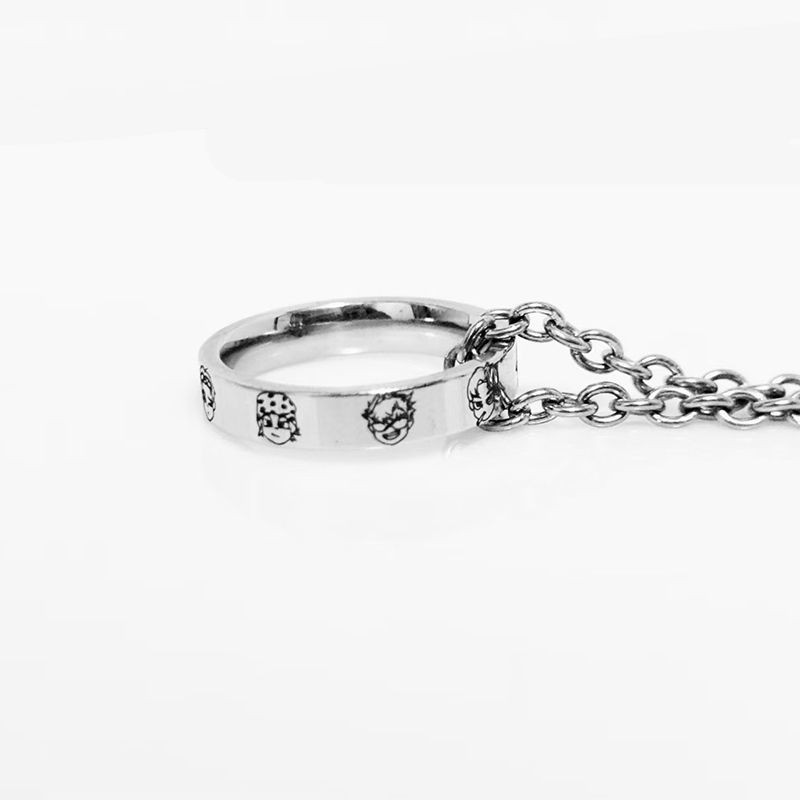 COLLIER CORTIS (CHAÎNE + BAGUE) tous les membres et OT5