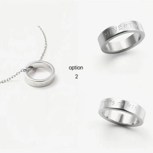 COLLIER ENHYPEN (CHAÎNE + BAGUE) tous les membres