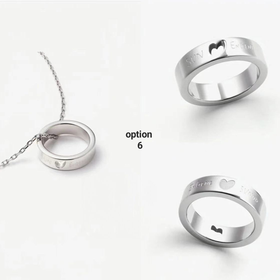 COLLIER ENHYPEN (CHAÎNE + BAGUE) tous les membres