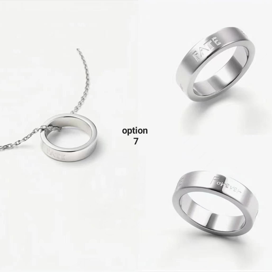 COLLIER ENHYPEN (CHAÎNE + BAGUE) tous les membres