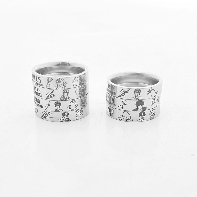 COLLIER ENHYPEN (CHAÎNE + BAGUE) tous les membres